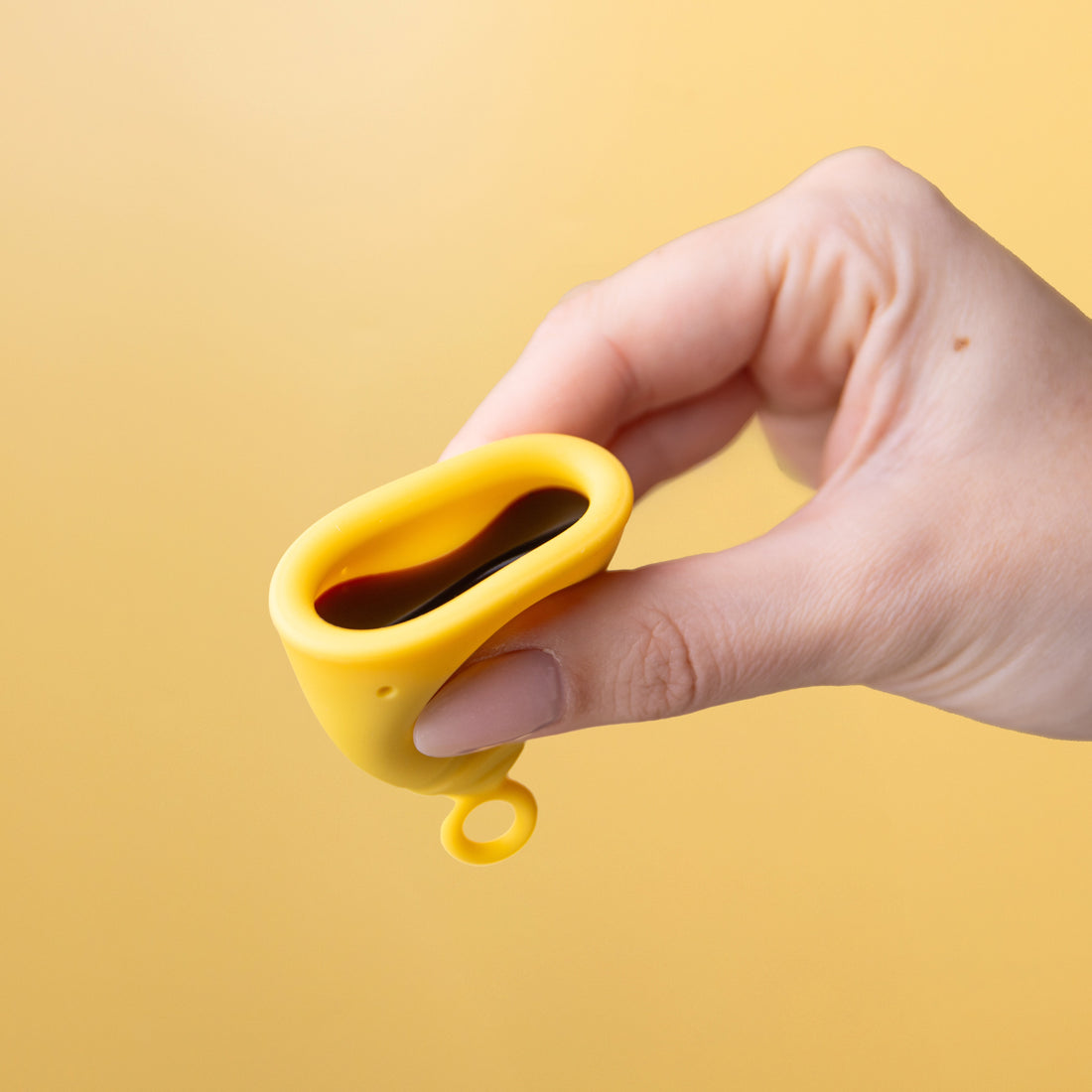 Yellow period cup leaking